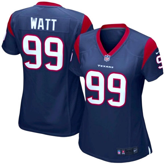 houston texans jj watt nike on field nfl football jersey - Picture 1 of 9